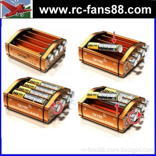 Auto cut discharger for AAA size Ni-MH rechargeable batteries